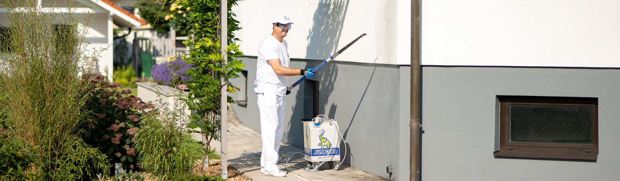JumboJet® - Reinigung von Fassaden, Dächern und Aussenflächen