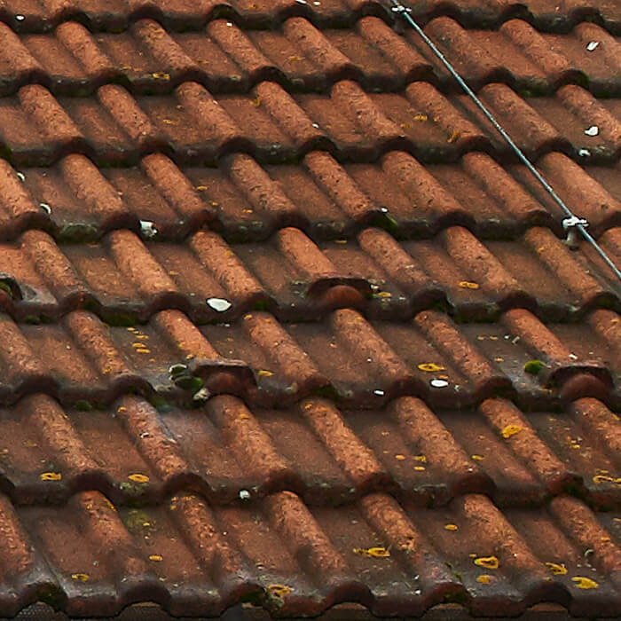 JUMBOJET® - Schmutziges Dach mit Ruß schlieren, Algen, Flechten oder Moos